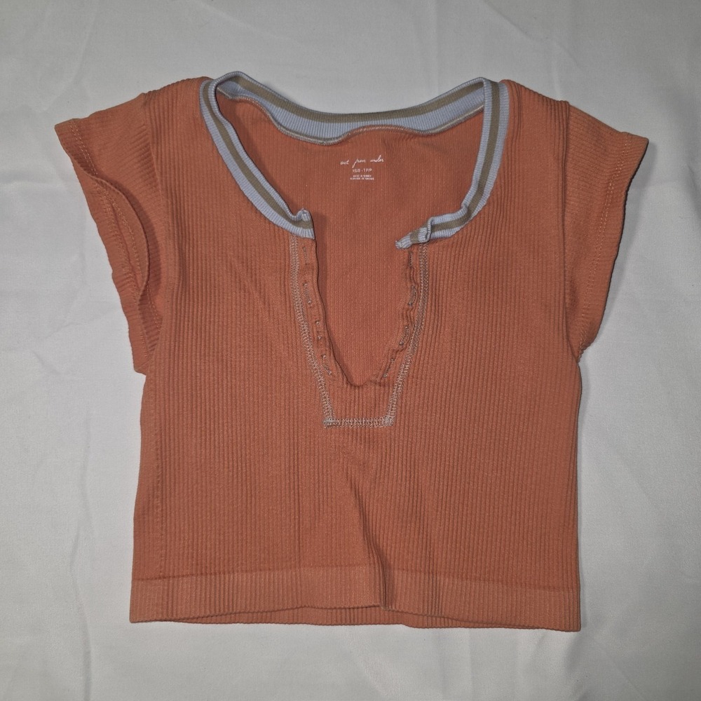 Women's Urban Outfitters Out From Under Brand Crop Top Orange Size XS/S‎